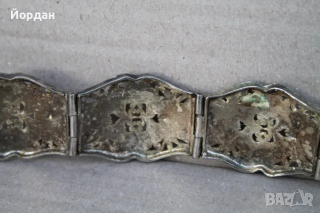 Сребърен колан, снимка 8 - Антикварни и старинни предмети - 48297137