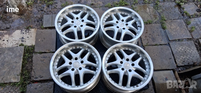 4бр ляти джанти 8J17 ET52. 5x114.3. Среден отвор 72.6мм без втулка и 64.1 с втулка...