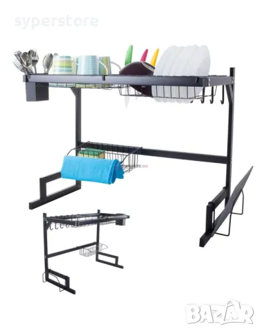 Сушилник за чинии за над мивката Digital One SP01064, сушилник, отцедник за мивка, етажерка, стелаж, снимка 6 - Други - 49651331