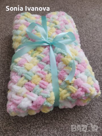 Бебешко одеялце, снимка 3 - Спално бельо и завивки - 36978080