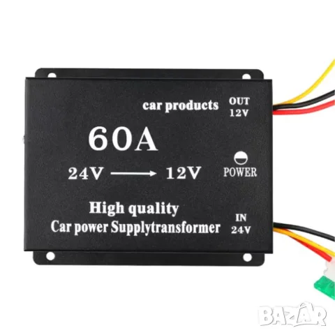 Преобразувател на напрежение 24V към 12V 60A
