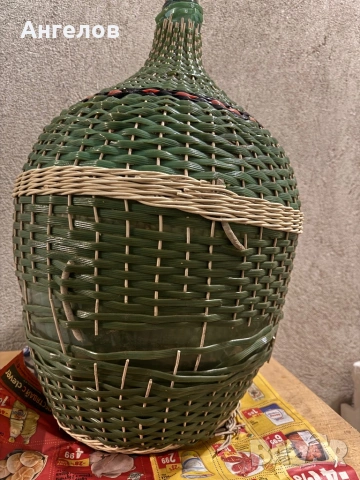 плетена дамаджана 25л, снимка 4 - Други стоки за дома - 53941086