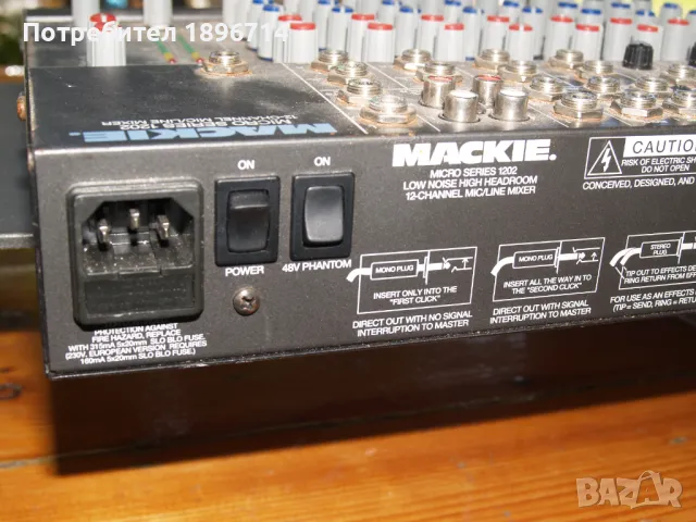 Аудио миксер (смесител) Mackie Micro Series 1202, снимка 2 - Ресийвъри, усилватели, смесителни пултове - 50336121