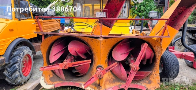 Роторен снегорин Мерцедес Унимог 4х4, снимка 9 - Камиони - 52056662