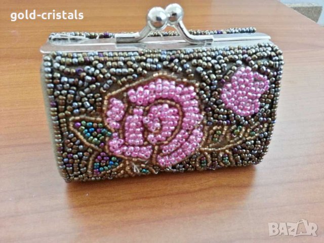 Ретро чантичка портмоне с мъниста , снимка 4 - Антикварни и старинни предмети - 31273745