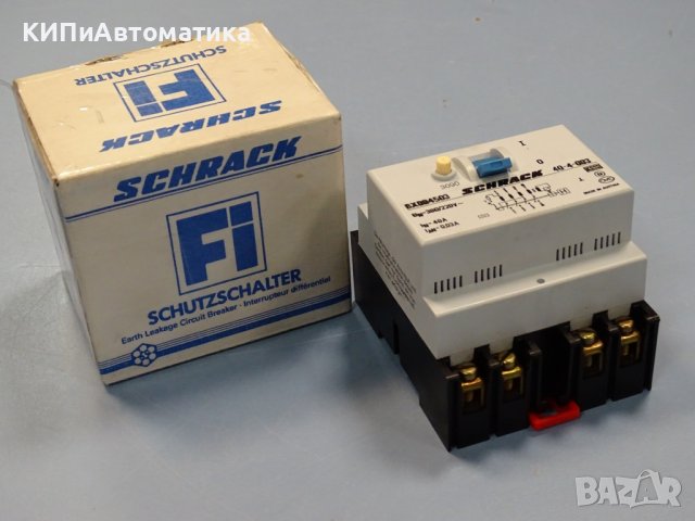дефектнотокова защита SCHRACK 40-4-003 residual current circuit breaker 40A, 30mA, снимка 11 - Резервни части за машини - 37238865