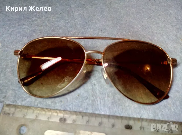 DM-DROGERIE MARKT КЛАСИЧЕСКИ МОДЕЛ СЛЪНЧЕВИ АВИАТОРСКИ Тип СЛЪНЧЕВИ ОЧИЛА с ПОЗЛАТЕНА РАМКА 14662, снимка 10 - Слънчеви и диоптрични очила - 47528611