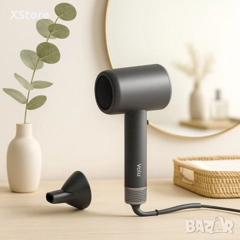 Сешоар Oliver Voltz, 1600W, 4 степени на температура, 3 скорости, Сив, снимка 3 - Сешоари - 52590074