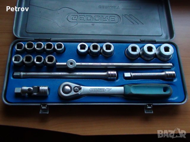GEDORE - 1/2" PROFI Гедория !! новата версия !! вложки 10 - 32 mm !! ORIGINAL GEDORE GERMANY !!!!!, снимка 5 - Гедорета - 31157166