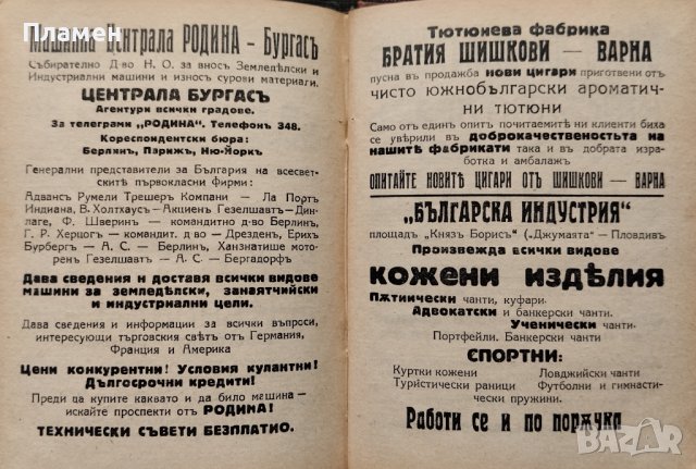 Индустриалните заведения въ България 1928 година : Най-пъленъ и всестраненъ адресникъ, снимка 9 - Антикварни и старинни предмети - 40808758