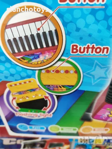 Акордеон с батерии, ''Веси'',с  вградени мелодии или самостоятелно свирене, снимка 4 - Музикални играчки - 35615790