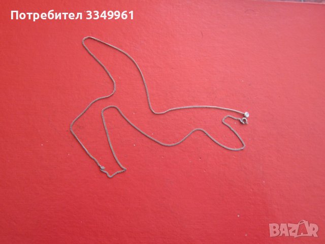 Сребърна верижка колие 925 МА 16, снимка 4 - Колиета, медальони, синджири - 36703133