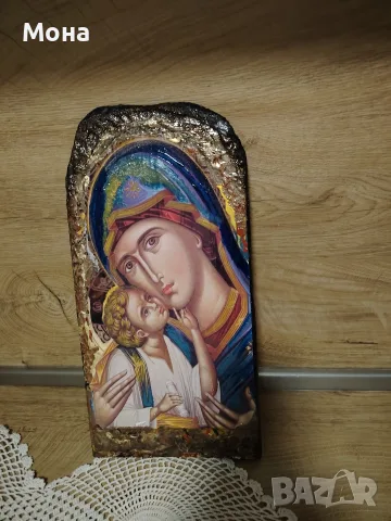 Икона Богородица , снимка 3 - Икони - 56381809