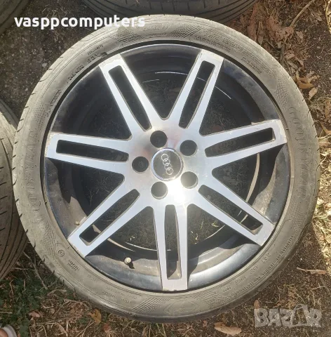 4 бр. джанти с гуми WV Skoda AUDI R18 5X112 8J ET42 66.6, снимка 4 - Гуми и джанти - 56090956