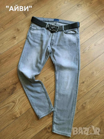 ZARA Мъжки еластични дънки, снимка 7 - Дънки - 53037988