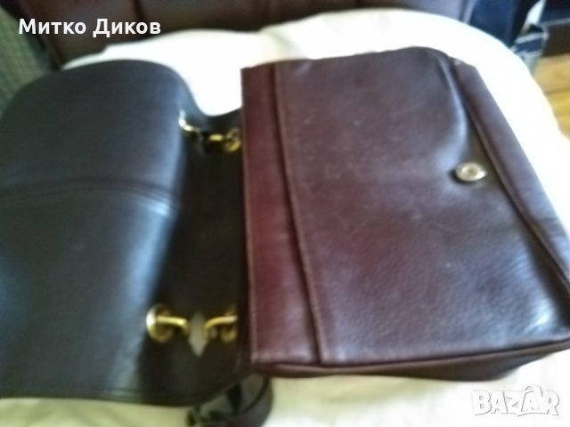 Чанта женска бордо естествена кожа Лема Италия 325х255х90мм, снимка 8 - Чанти - 29919019