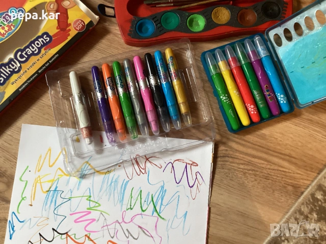 Водни  боички,четки,пастели, снимка 3 - Образователни игри - 53243897