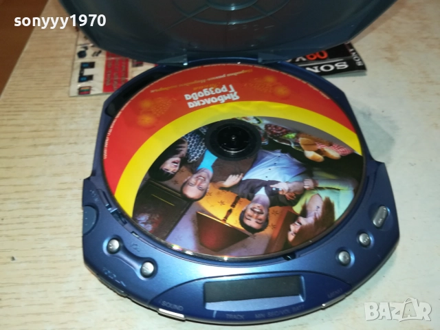 SONY CD WALKMAN-ВНОС SWISS 0509251305, снимка 2 - Радиокасетофони, транзистори - 51614962