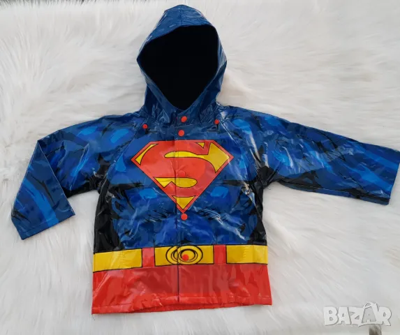 Детско яке за дъжд Супермен - 4 години, снимка 12 - Детски якета и елеци - 49573786