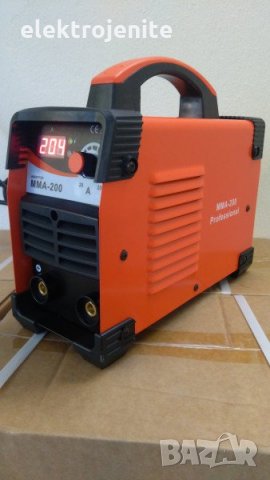 Инверторен ЕЛЕКТРОЖЕН 200 Ампера PROFESSIONAL- Електрожени, снимка 4 - Други машини и части - 30679464