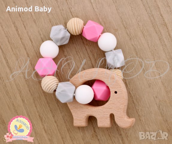 Силиконова чесалка гризалка, снимка 6 - За бебешки колички - 34293762