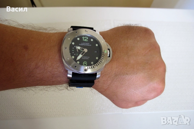 Panerai Submersible - Масивен 47 mm  автоматик, снимка 6 - Мъжки - 49604759