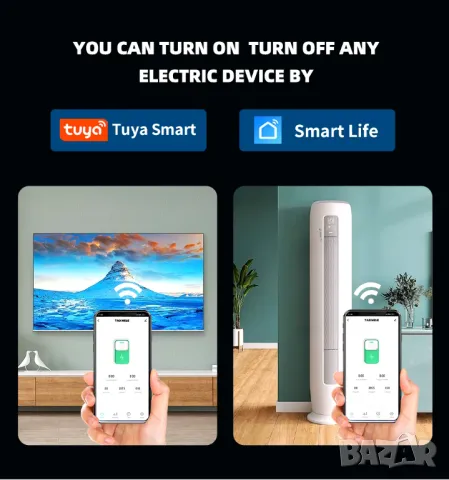 Многофункционален смарт WIFI електромер, прекъсвач, предпазител, снимка 14 - Друга електроника - 49910756