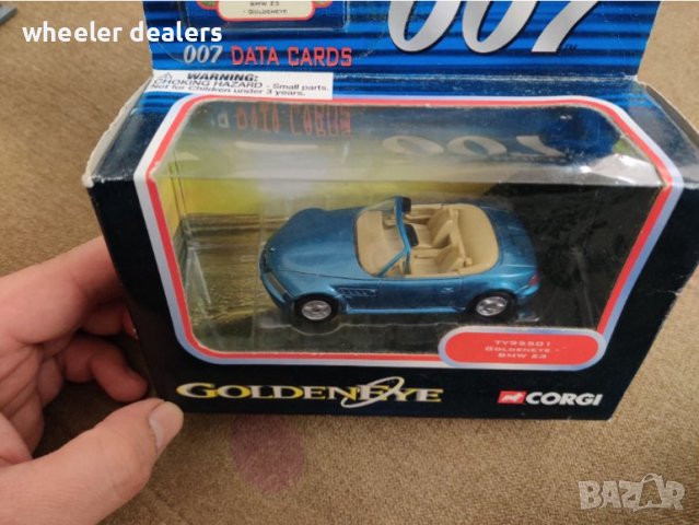 Метална количка 007 James Bond BMW Z3 на Corgi в мащаб 1:43, снимка 2 - Колекции - 39505462