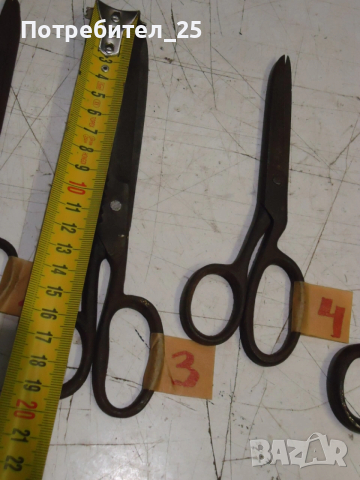 Стари ножици, снимка 4 - Други ценни предмети - 54011906