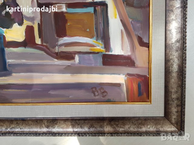 Маслена картина " Изглед от града ", снимка 13 - Картини - 24517015