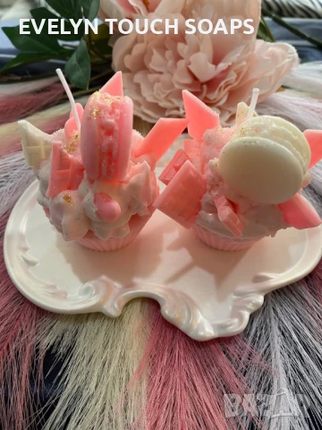 Декоративна ароматна свещ – мъфин, снимка 5 - Други - 51268222