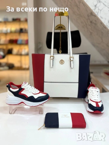 Tommy Hilfiger Дамски Маратонки👟Дамски Спортни Обувки Томи Хилфигер Код SK681, снимка 2 - Маратонки - 53128109