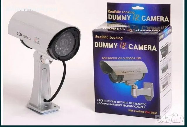 Фалшива-бутафорна охранителна камера с LED червен индикатор, снимка 3 - Други инструменти - 30462791