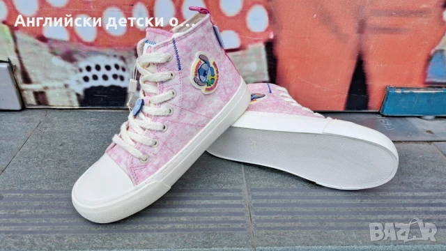 Английски детски кецове Zara със Stitch, снимка 4 - Детски обувки - 51278666