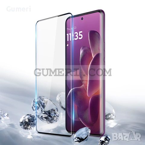 Протектор за Целия Екран Full Glue за Motorola Edge 60 Pro, снимка 2 - Фолия, протектори - 53259477