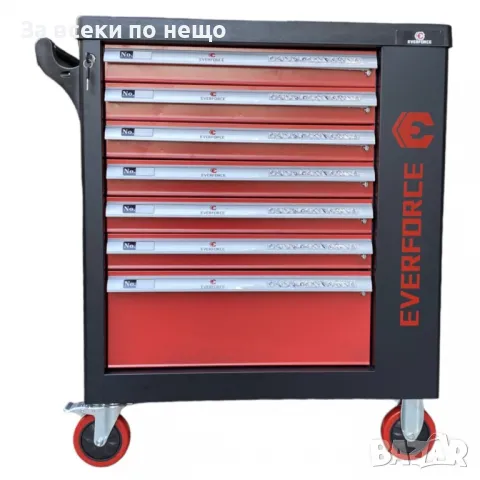 Шкаф с инструменти със 7 чекмеджета - 6 пълни и отделение за закачане на инструменти EverForce, снимка 4 - Други инструменти - 50322639