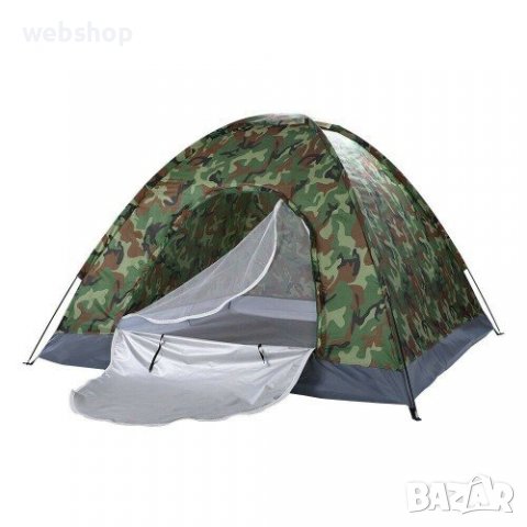 Четириместна камуфлажна палатка + Чанта, снимка 2 - Палатки - 37711578