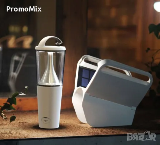 Соларна лампа Lutec P9003-ST mini Butterfly solar Led 4000K Градинска Преносима Градински сензорен ф, снимка 4 - Лед осветление - 49749337