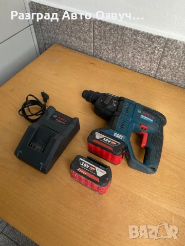 BOSCH GBH 18V-21 - Качествен безчетков перфоратор на Бош, снимка 4 - Бормашини - 50563051