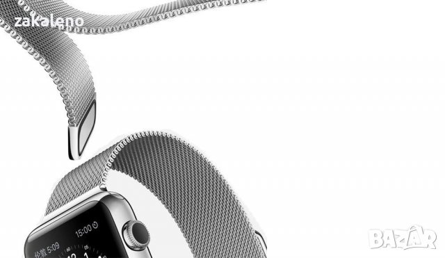 Метална верижка каишка Apple Watch 2/3/4/5/6/7/SE 38/40/41/42/44/45, снимка 4 - Аксесоари за Apple - 37765559