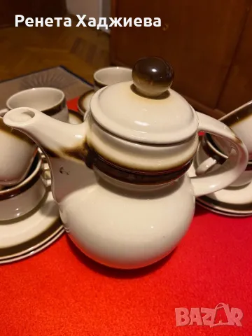 Сервиз за чай керамика, снимка 2 - Сервизи - 48564431