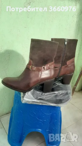Дамски боти от естествена кожа, снимка 2 - Дамски боти - 48790822