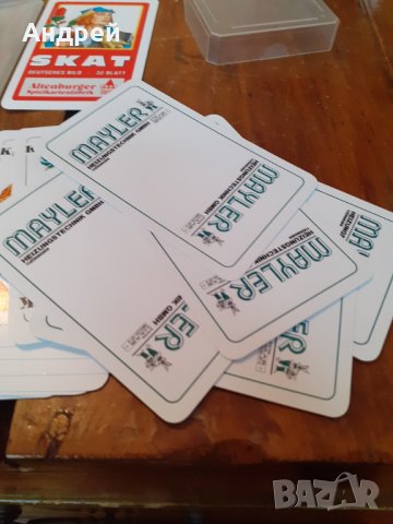 Стари карти Skat, снимка 4 - Други ценни предмети - 31447926