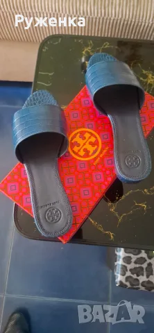 ЧИСТО НОВИ Оригинални чехли Tory Burch Martine Croc, размер 39