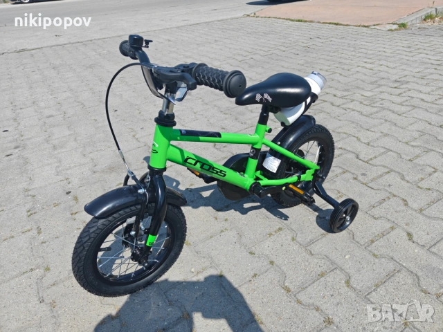 CROSS Велосипед 12" PATROL зелен, снимка 7 - Велосипеди - 54357472
