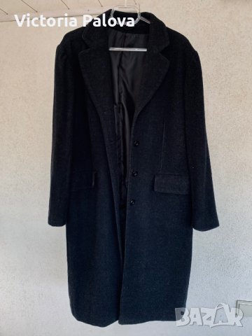 Прекрасно черно палто,80% вълна