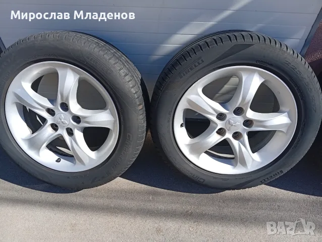 Оригинални джанти с гуми за Mitshubishi Garandis, снимка 2 - Гуми и джанти - 55985069