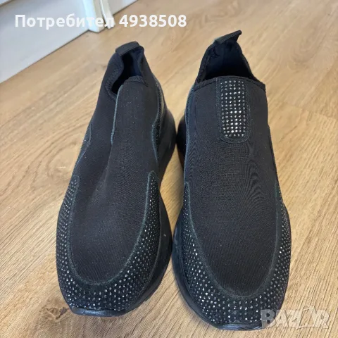 Черни дамски обувки, снимка 4 - Дамски ежедневни обувки - 55940026