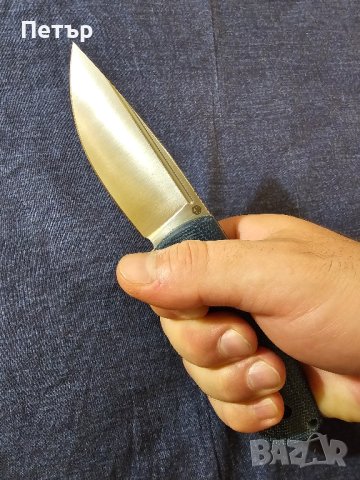 Petrified Fish Beluga PFP01F N690 и микарта, фултанг, снимка 7 - Ножове - 42401058