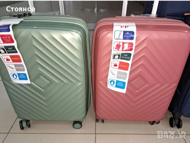 Нови куфари от полипропилен, снимка 3 - Куфари - 48598700